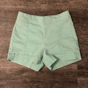 Mint Green High Waisted Shorts
